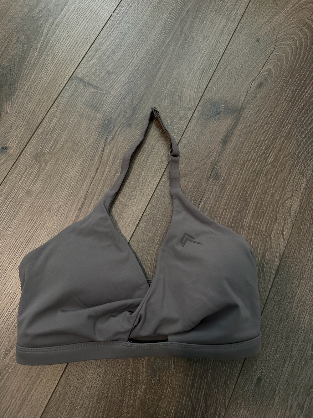Gray Women's Halter sports bra  - Unbranded XS